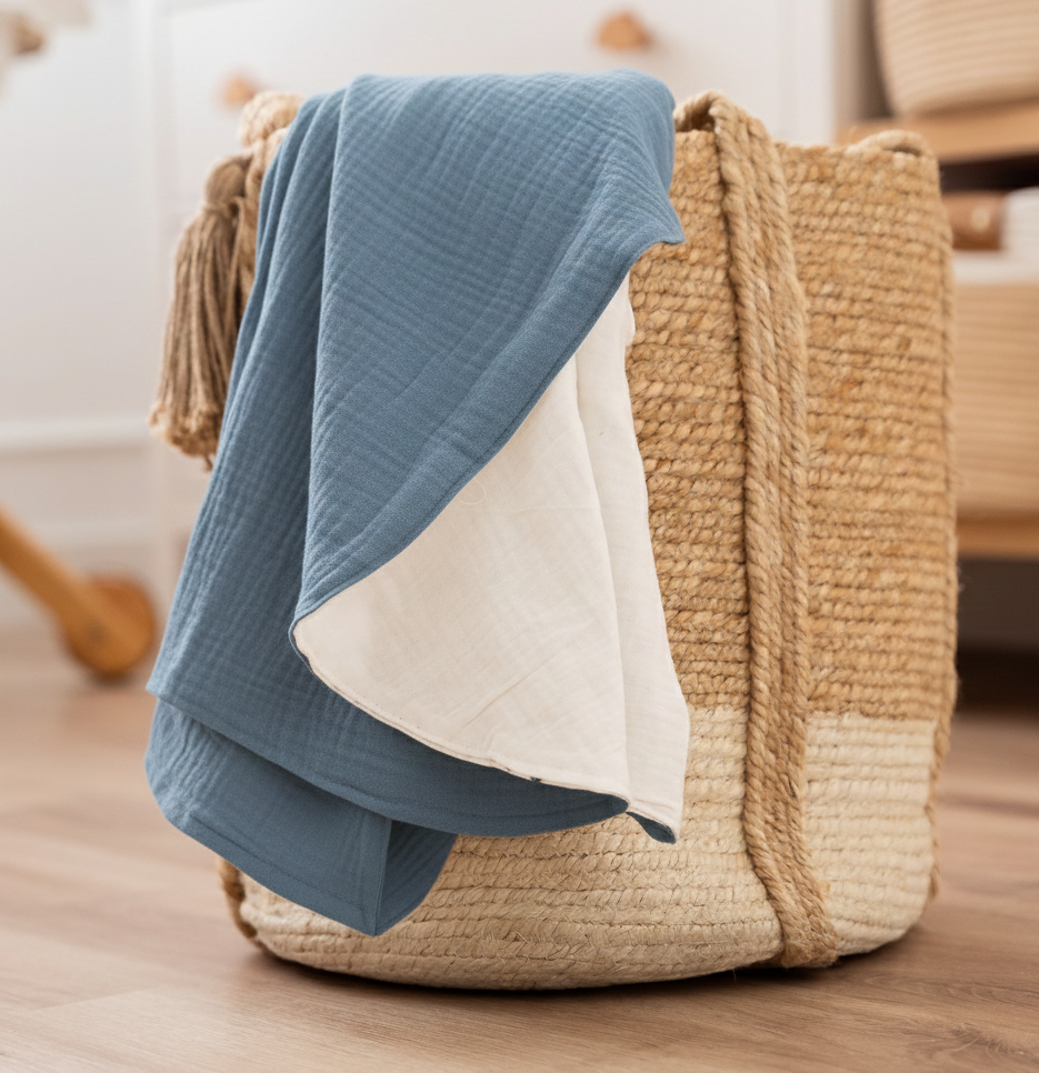 Arrullo Entretiempo reversible Dusty Blue