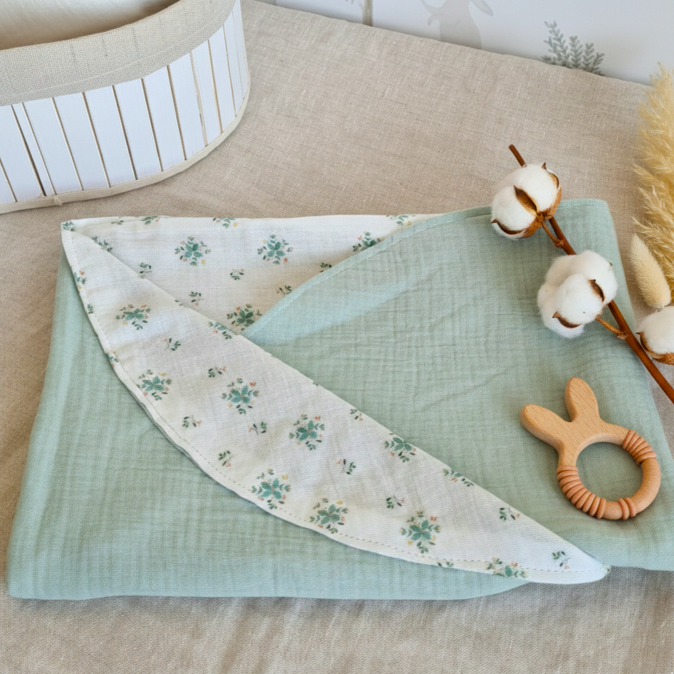 Arrullo Entretiempo reversible Green Blossom