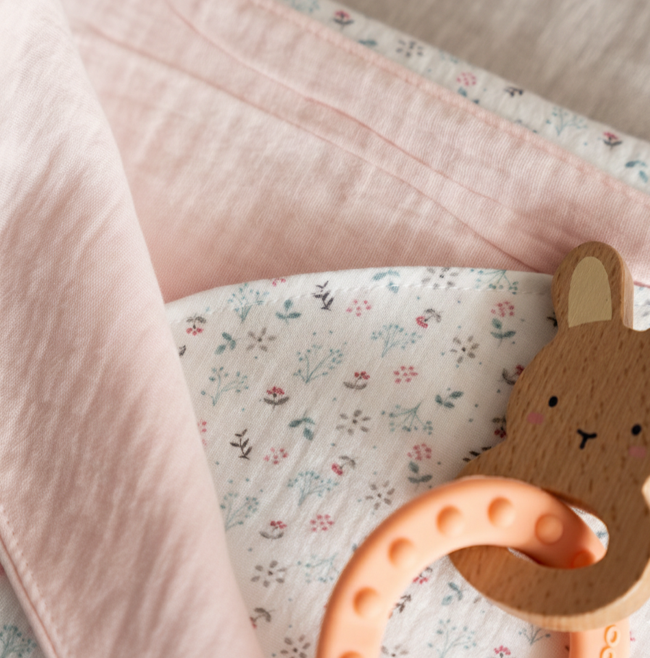 Arrullo Entretiempo reversible Sweet Pink