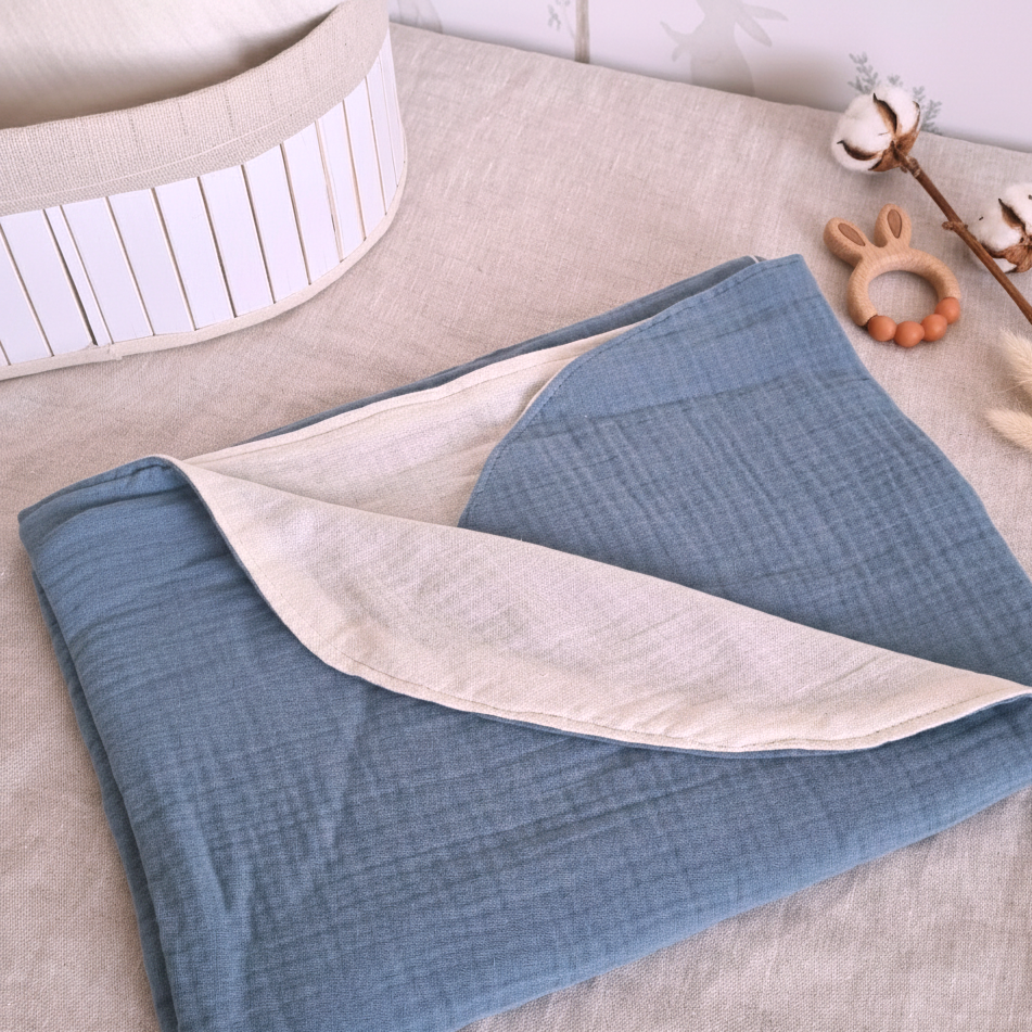 Arrullo Entretiempo reversible Dusty Blue