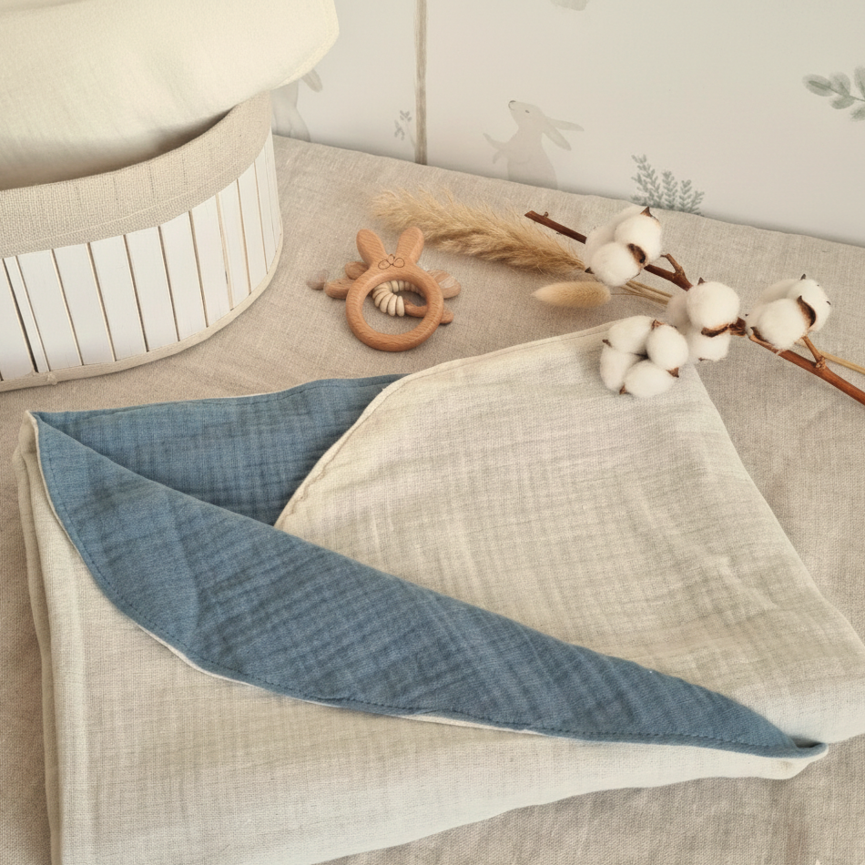 Arrullo Entretiempo reversible Dusty Blue