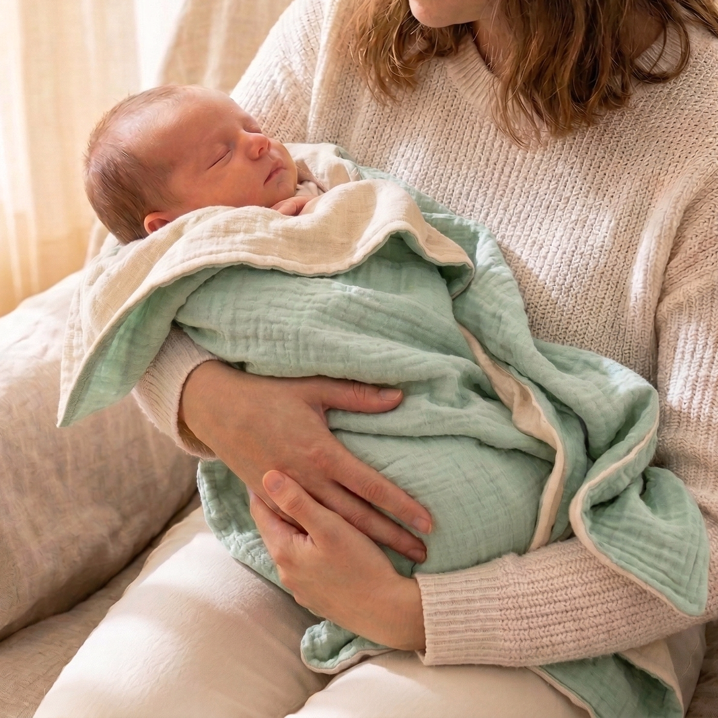 Arrullo Entretiempo reversible Dusty Green