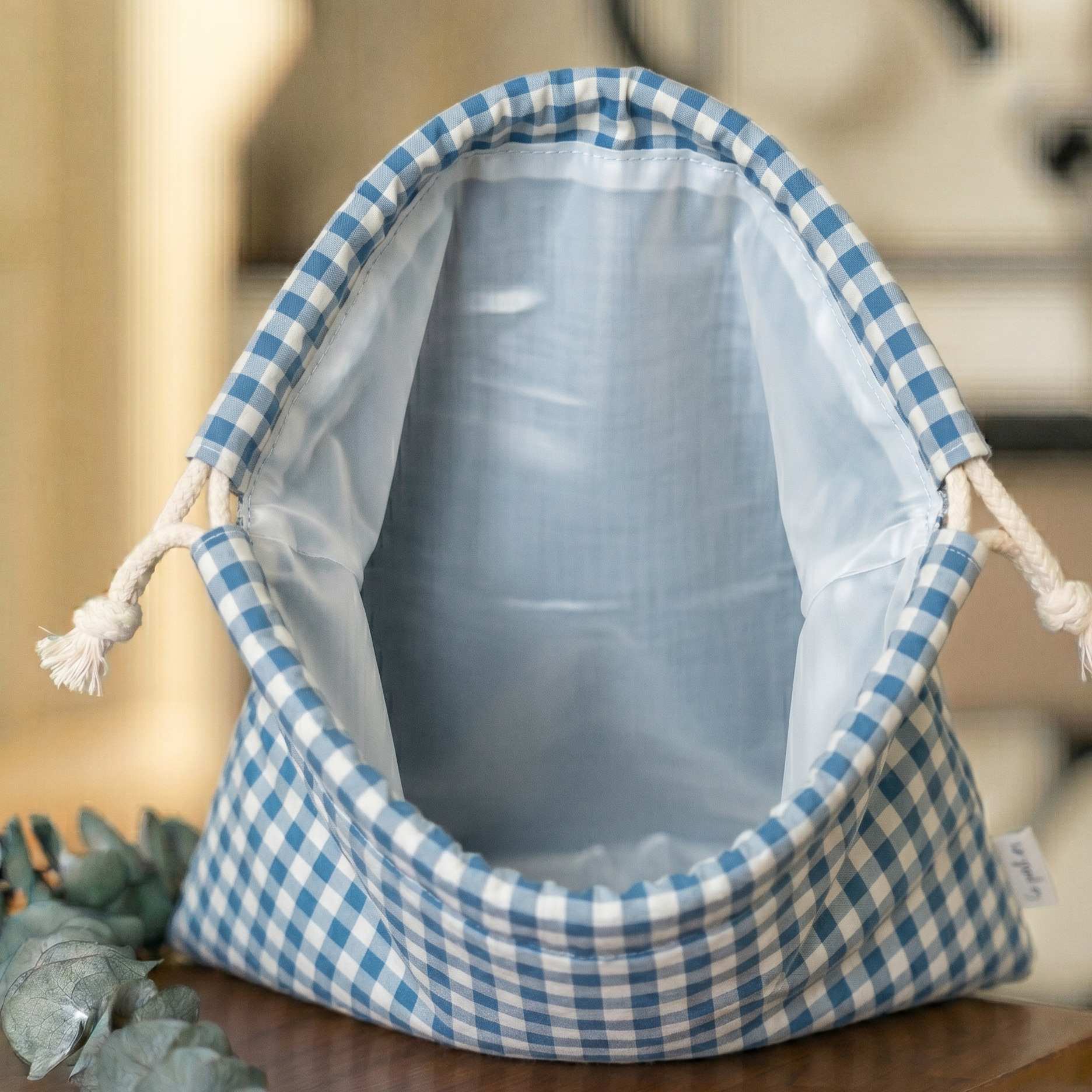 Bolsa multiusos impermeable Vichy Blueberry