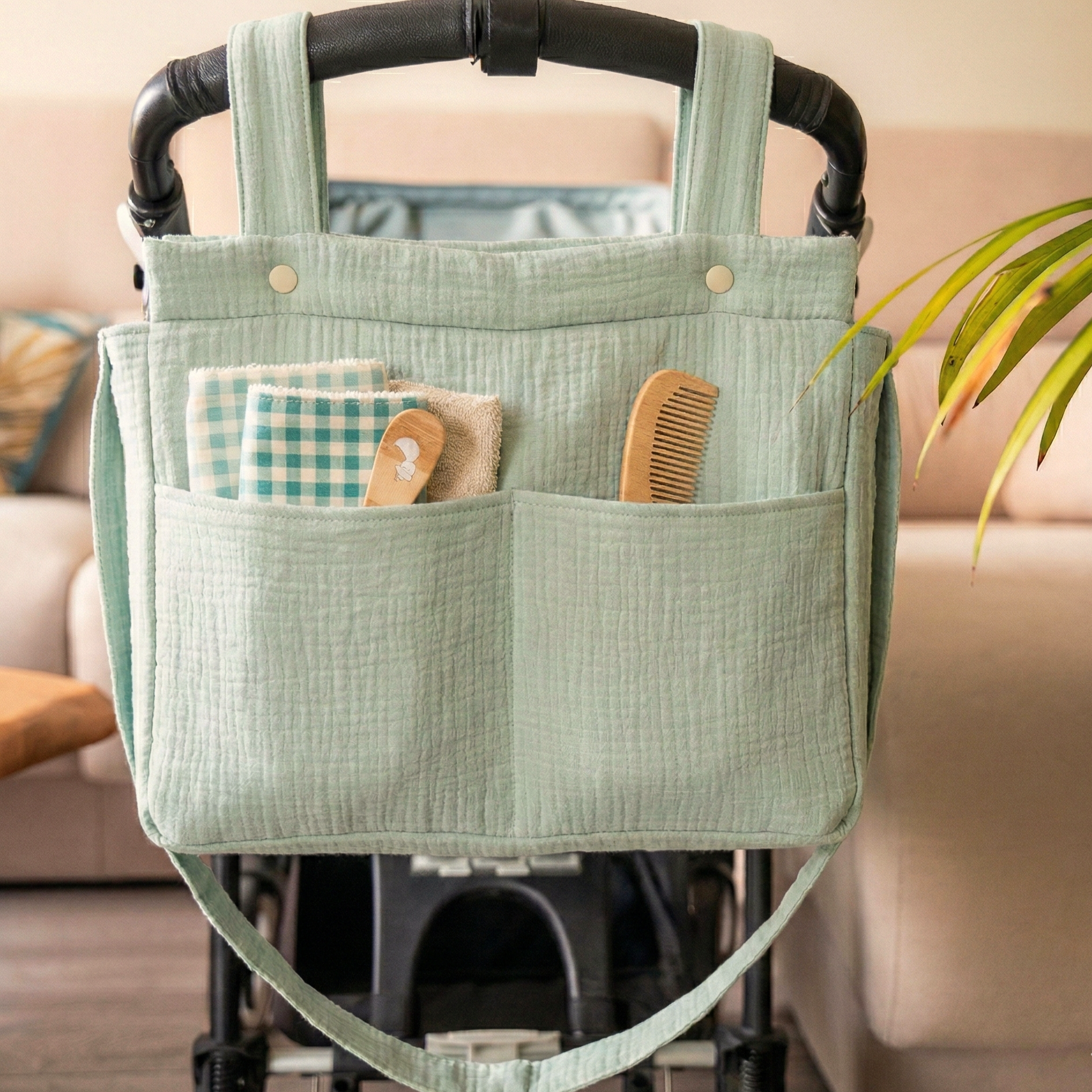 Bolsa carro Dusty Green