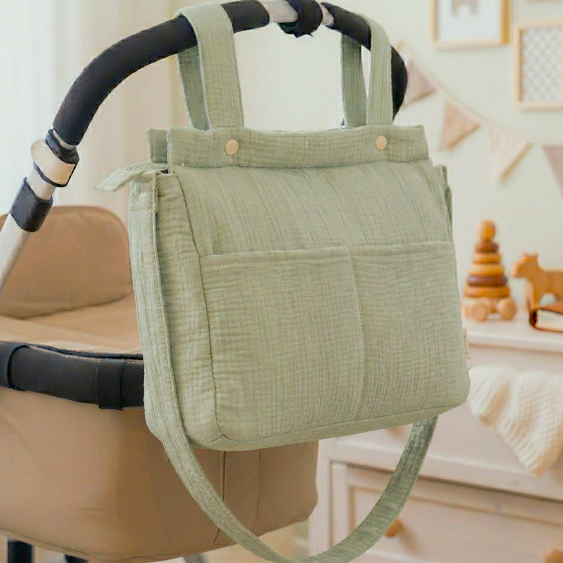 Bolsa carro Dusty Green