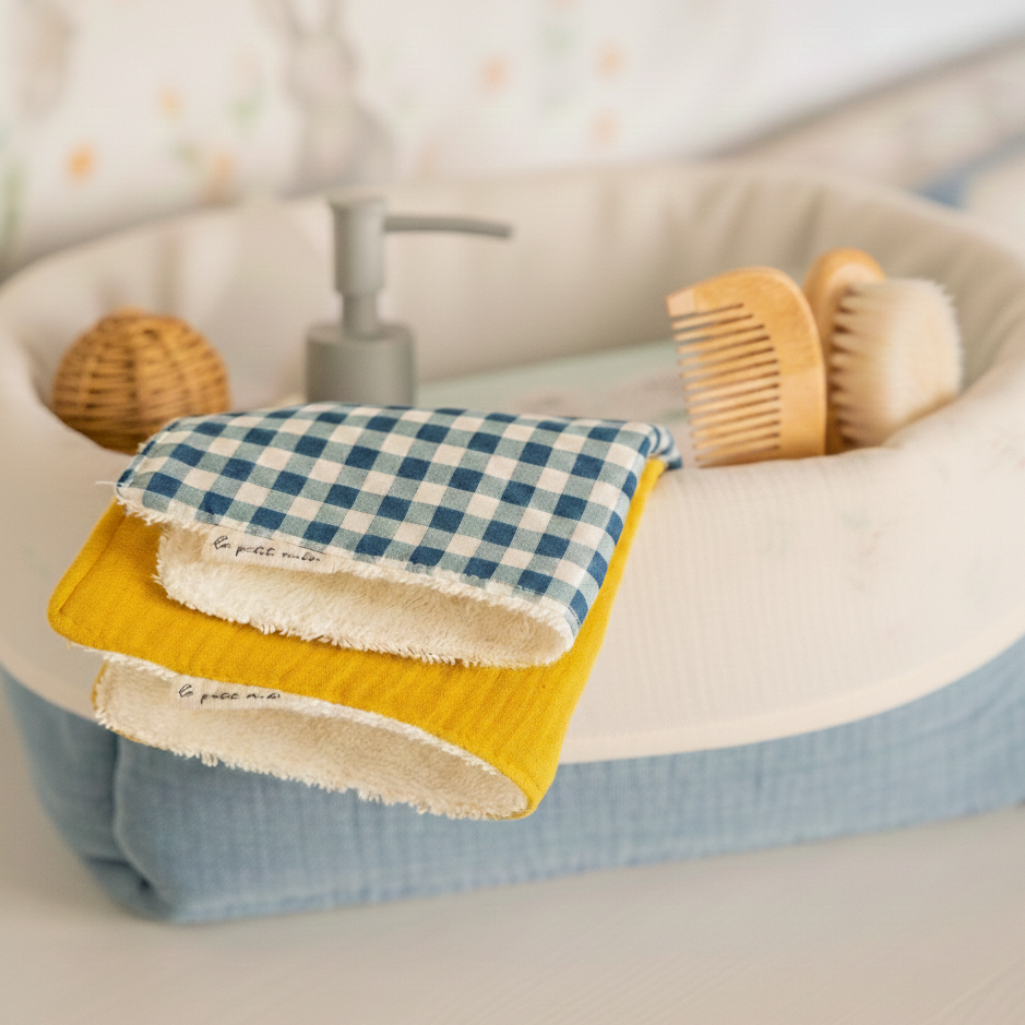 Cesto Pañales reversible Dusty Blue