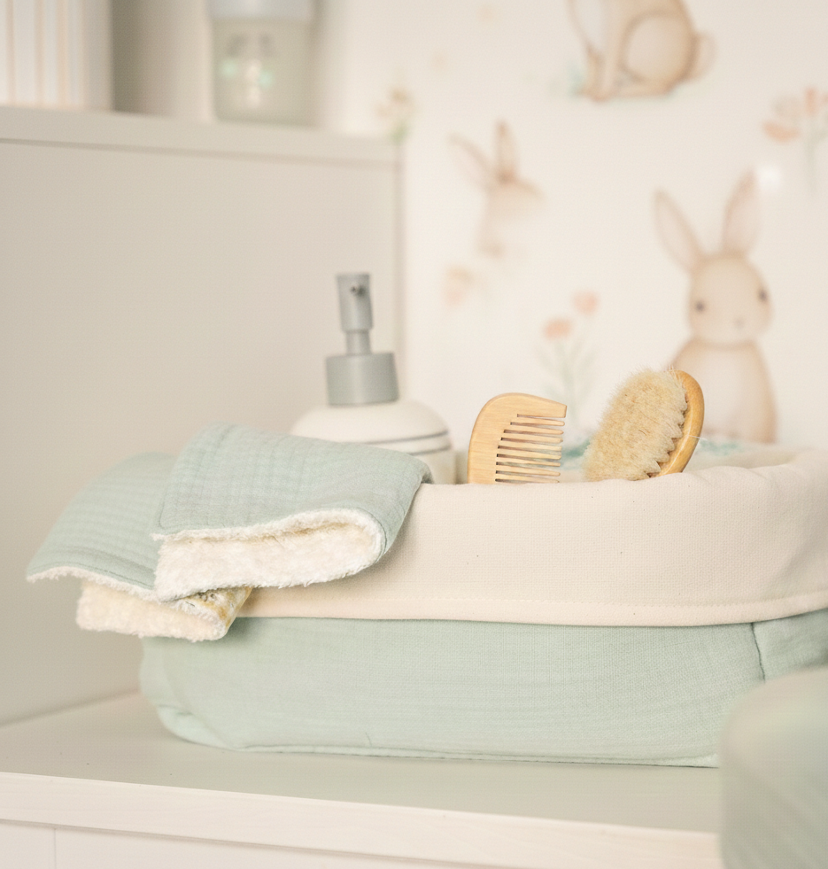 Cesto Pañales reversible Dusty Green