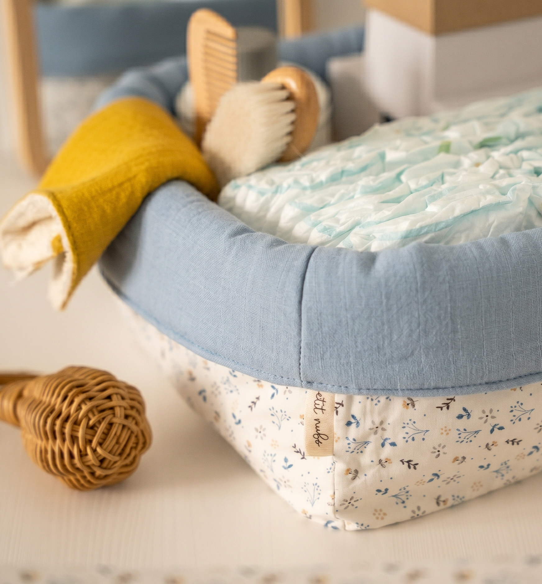 Cesto Pañales reversible Blue Breeze