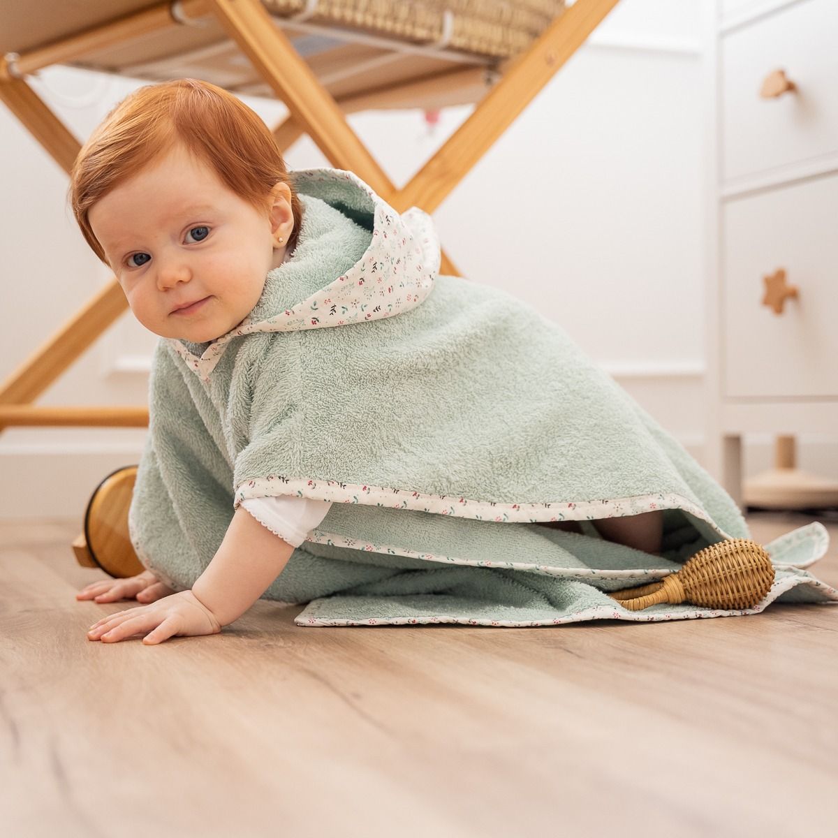 Poncho playa Mint