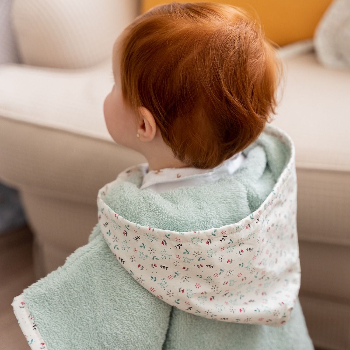 Poncho playa Mint