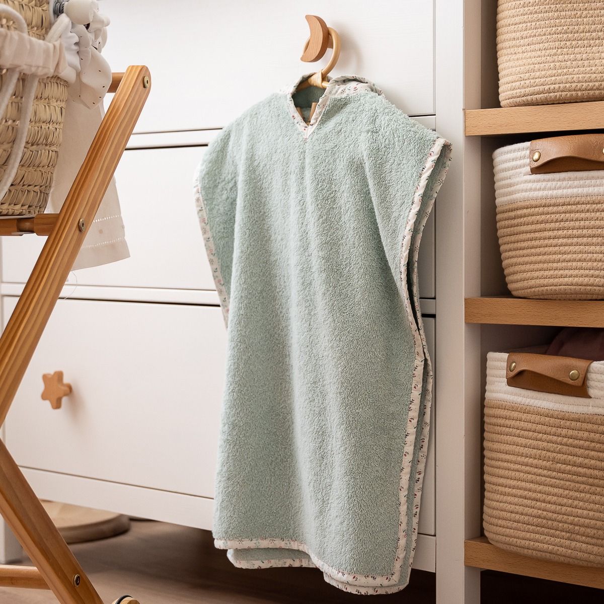 Poncho playa Mint