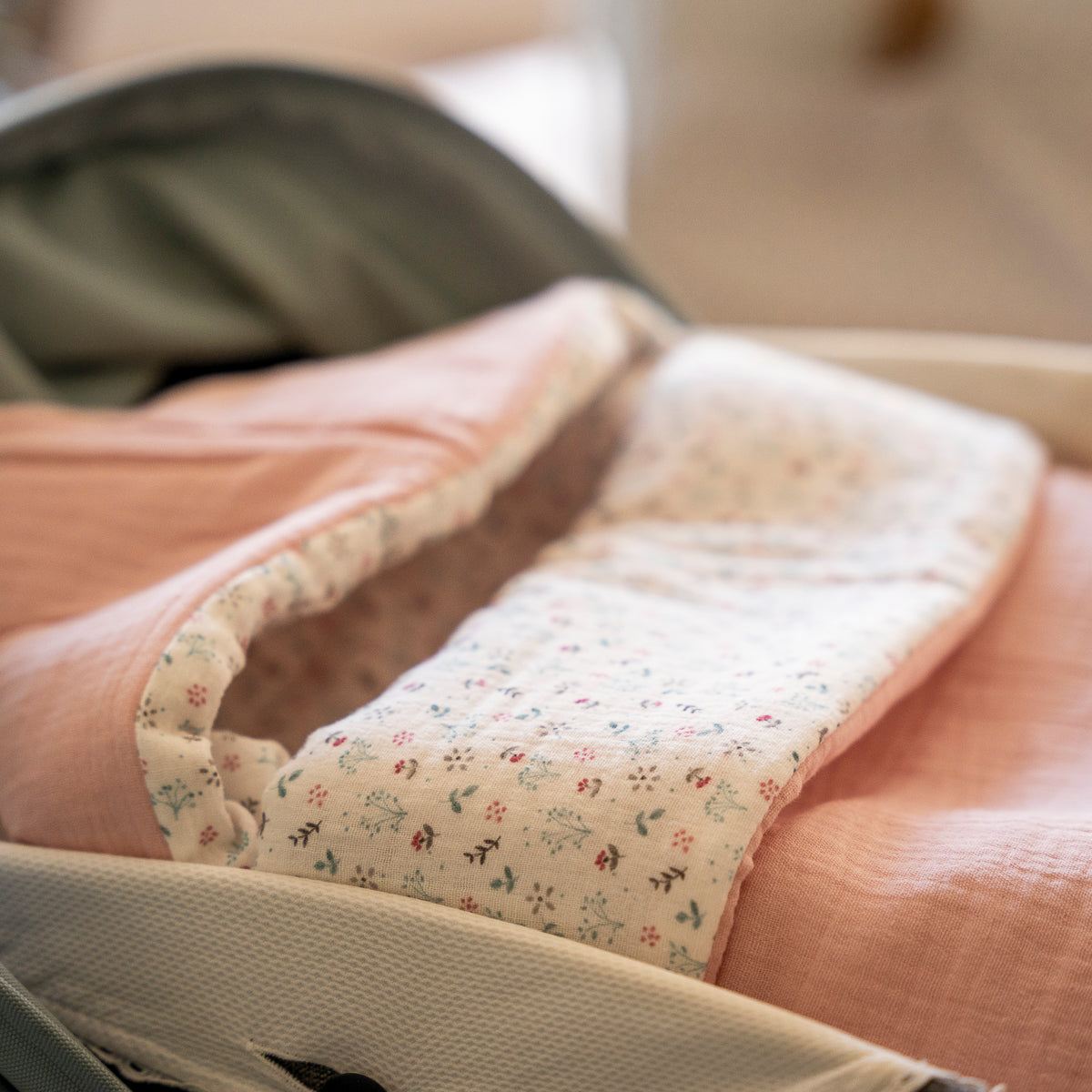 Saco Capazo Invierno Sweet Pink