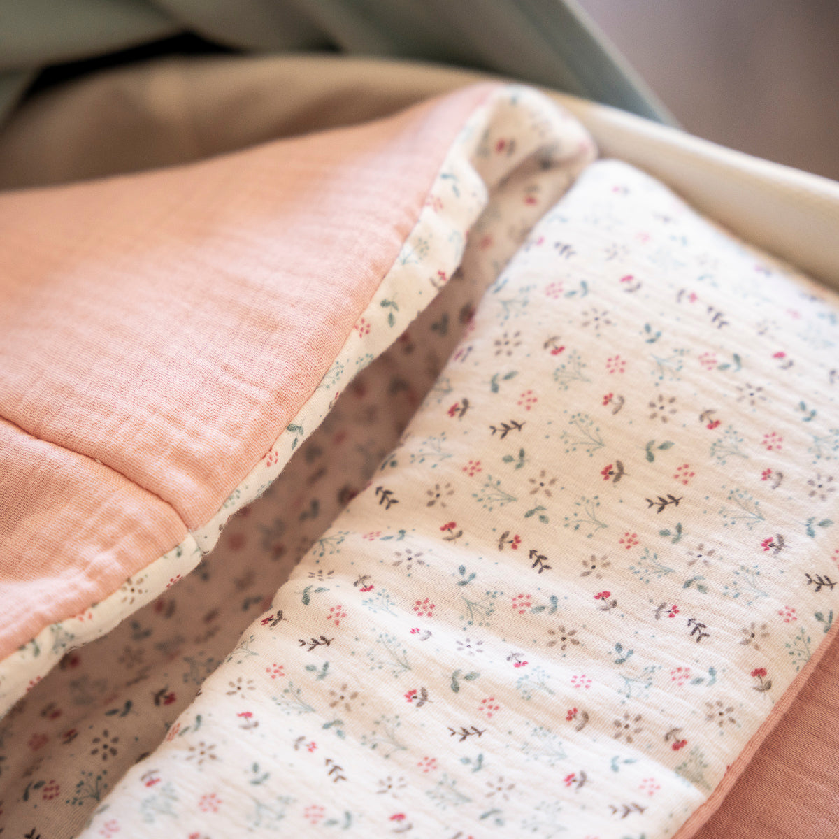 Saco Capazo Invierno Sweet Pink