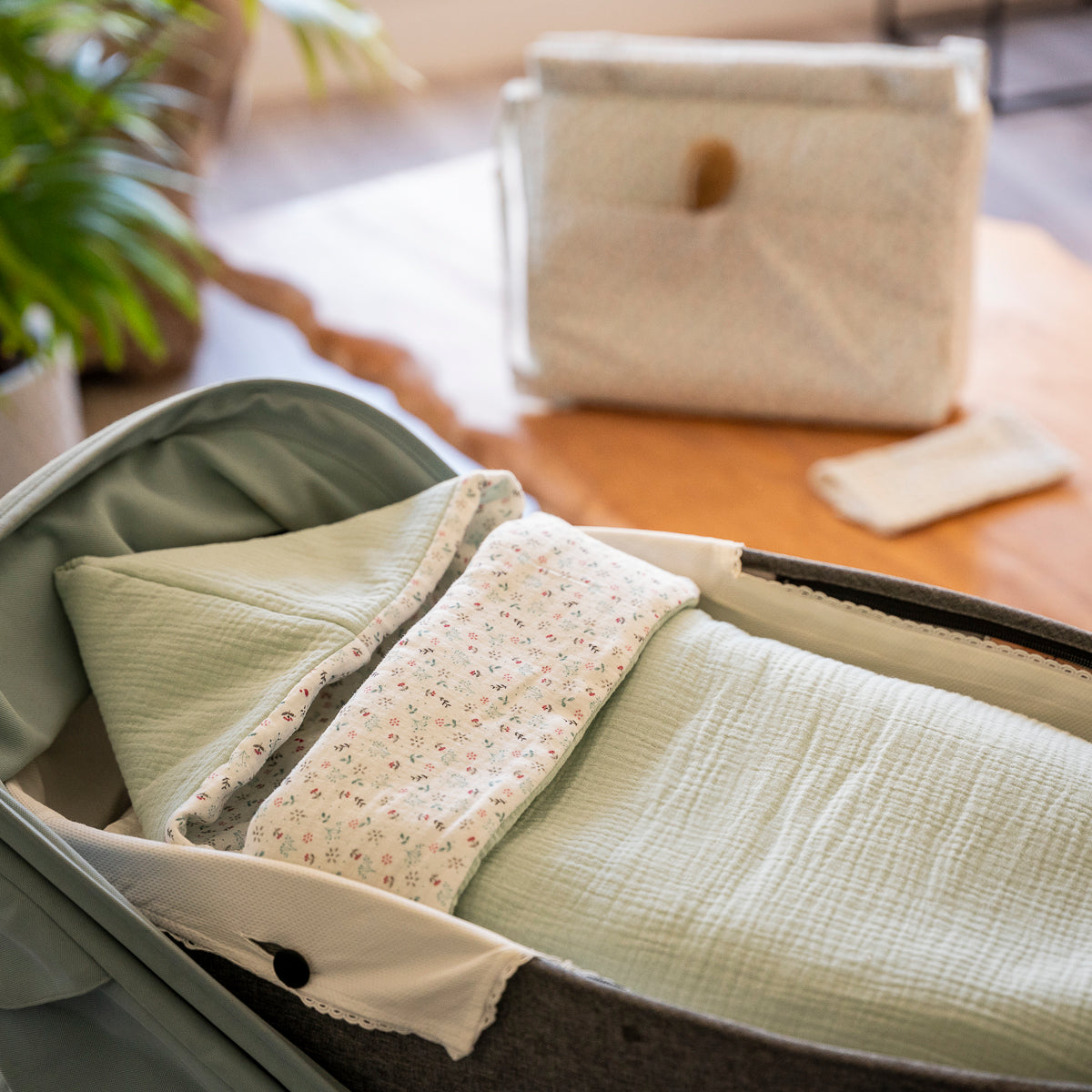 Saco Capazo Entretiempo Green Breeze
