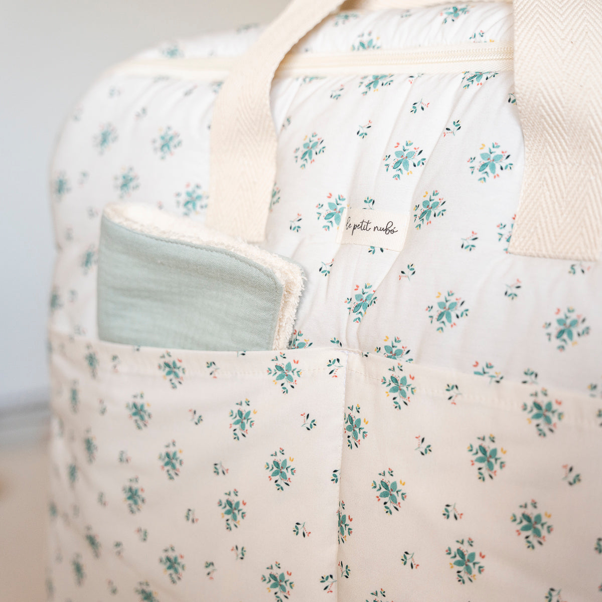 Bolsa Maternidad Green Blossom