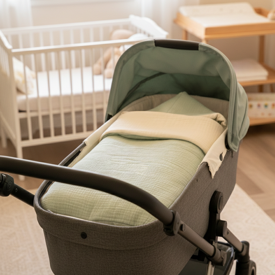 Saco Capazo Entretiempo Dusty Green