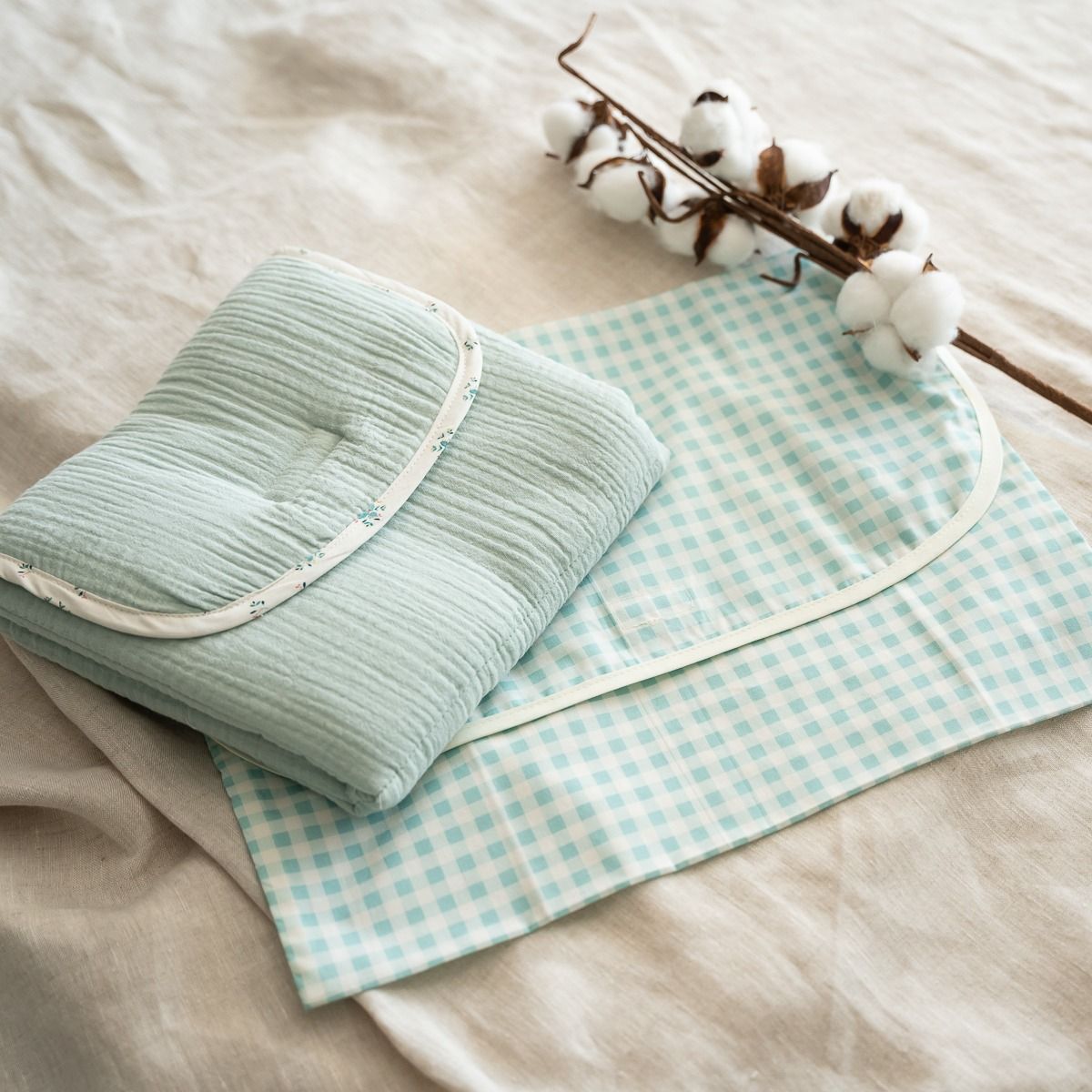 Bolsa muda Vichy Mint