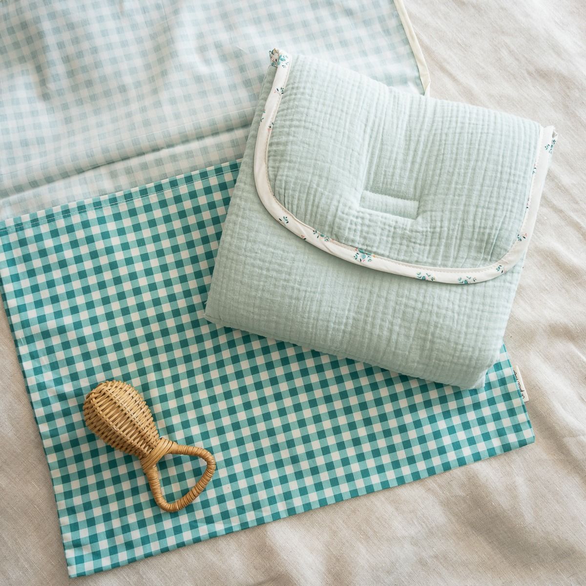 Bolsa muda Vichy Pine Green