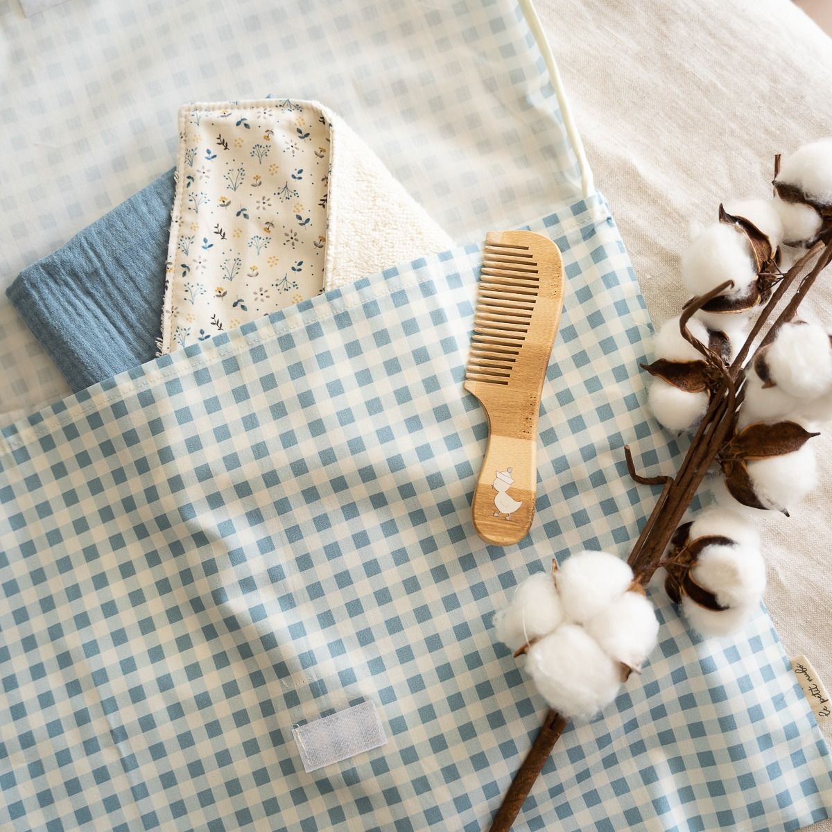 Bolsa muda Vichy Light Blue
