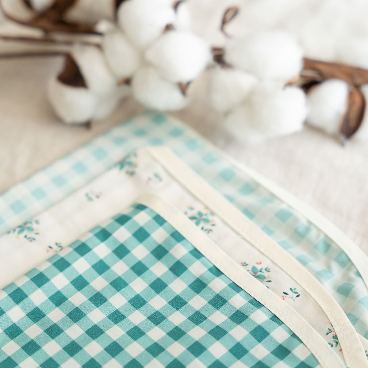 Bolsa muda Vichy Pine Green