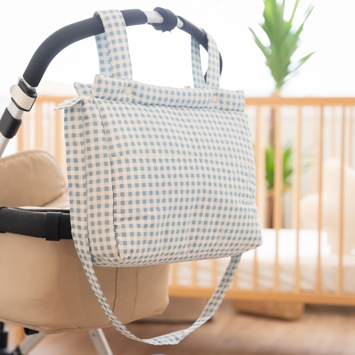 Bolsa carro Vichy Light Blue