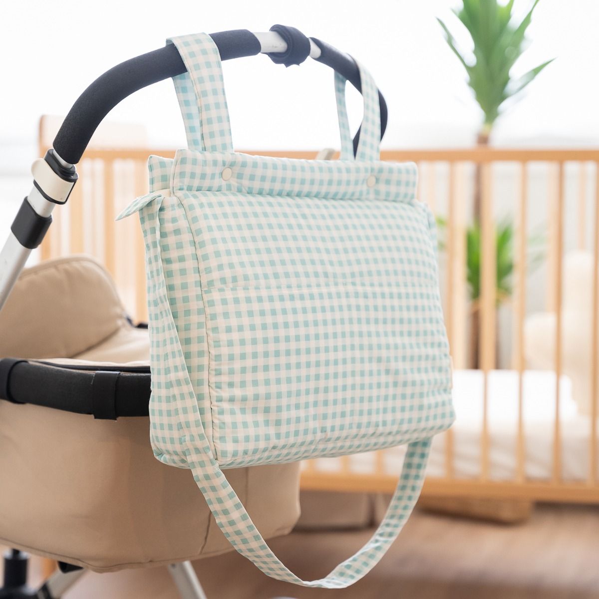 Bolsa carro Vichy Mint