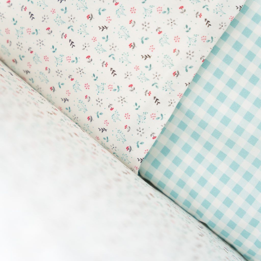 Funda nórdica Green Breeze & Vichy Mint