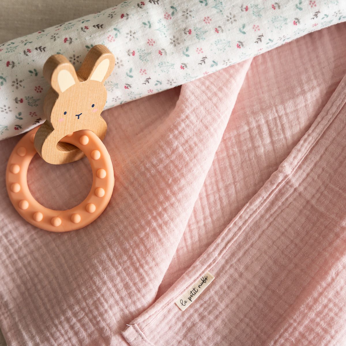 Muselina Green Breeze & Sweet Pink