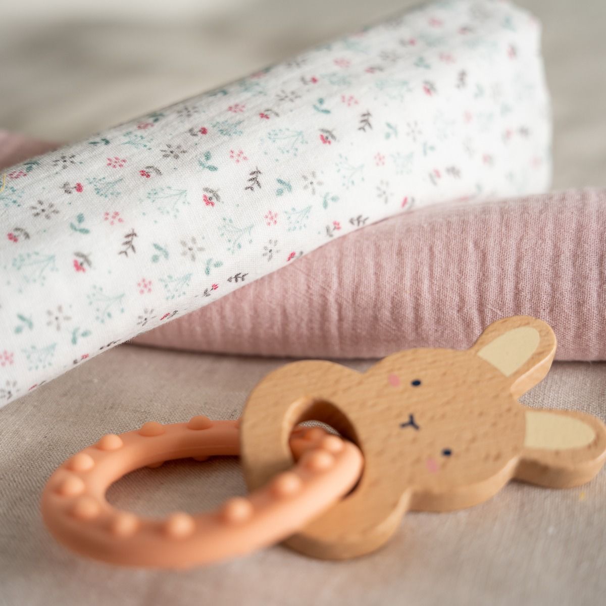 Muselina Green Breeze & Sweet Pink