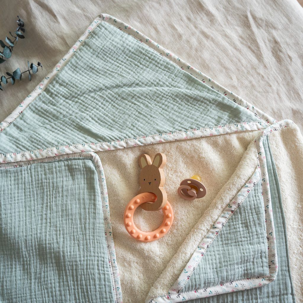 Toalla infantil Dusty Green