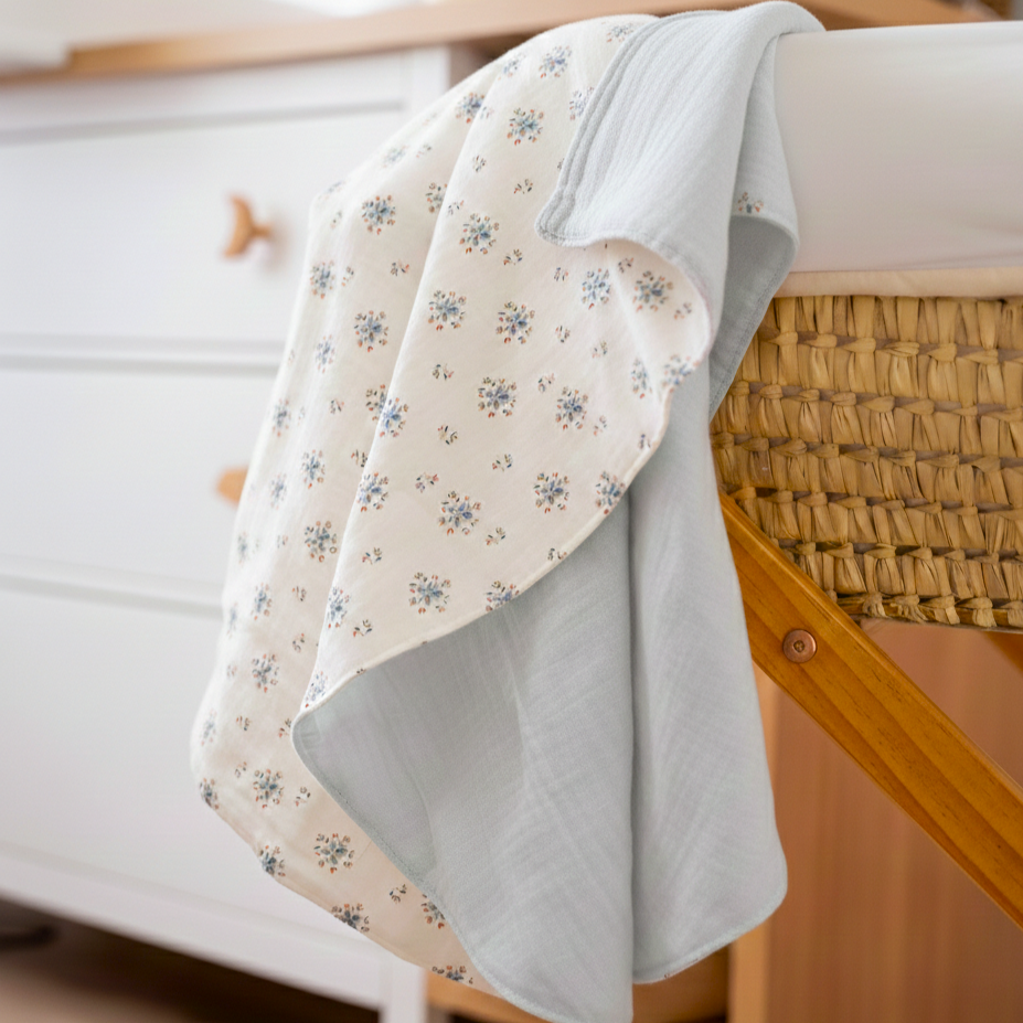 Arrullo Entretiempo reversible Blue Blossom