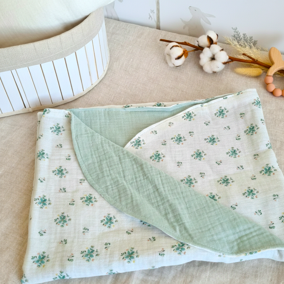 Arrullo Entretiempo reversible Green Blossom