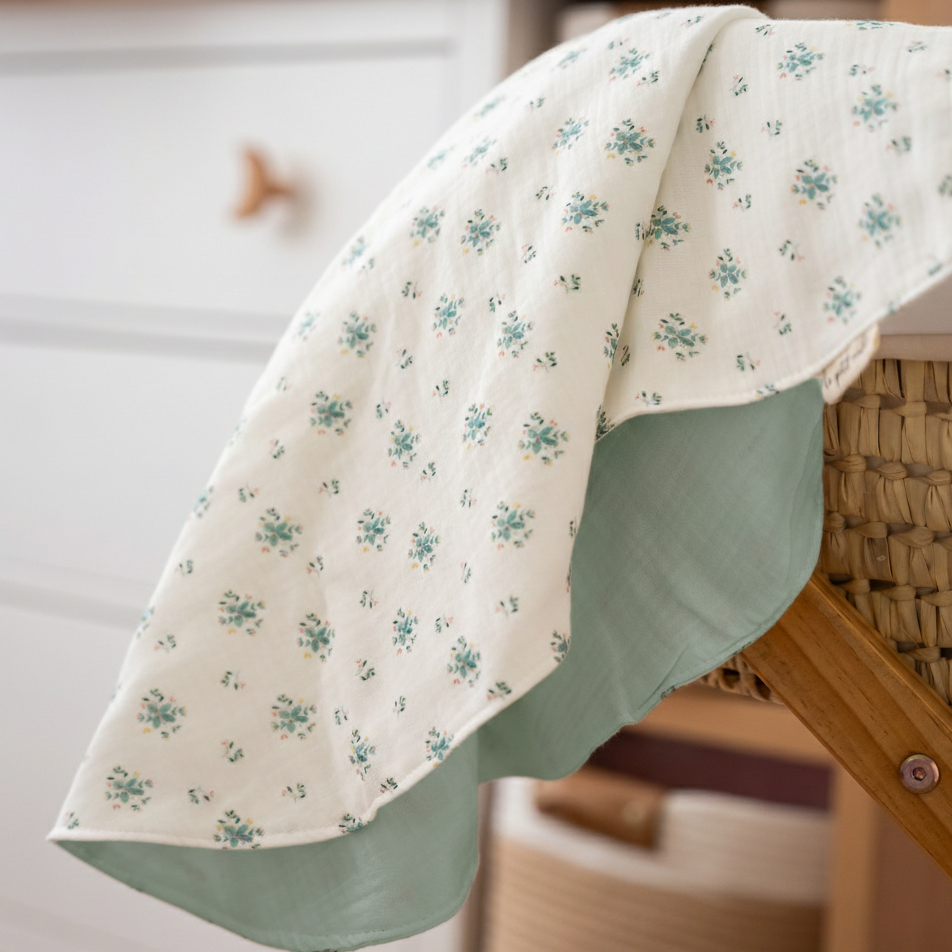 Arrullo Entretiempo reversible Green Blossom