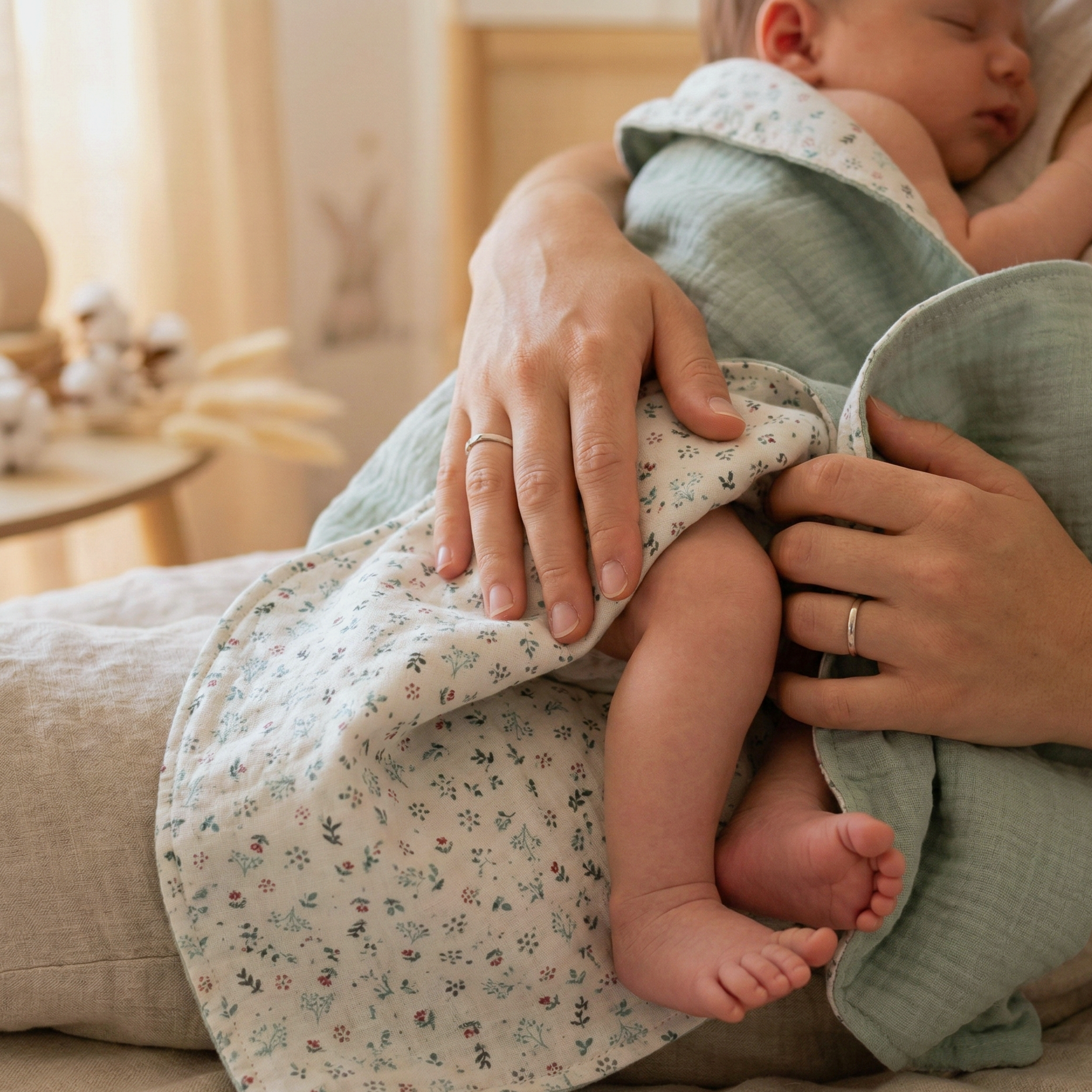 Arrullo Entretiempo reversible Green Breeze