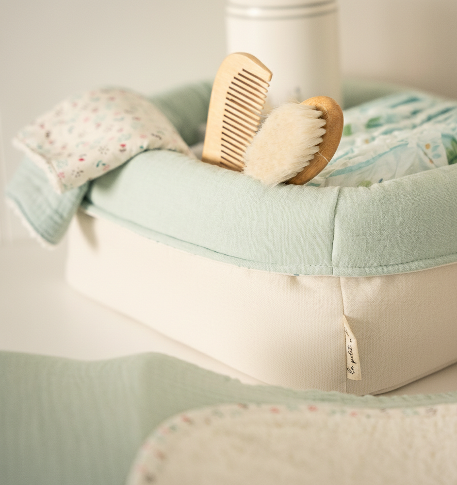 Cesto Pañales reversible Dusty Green