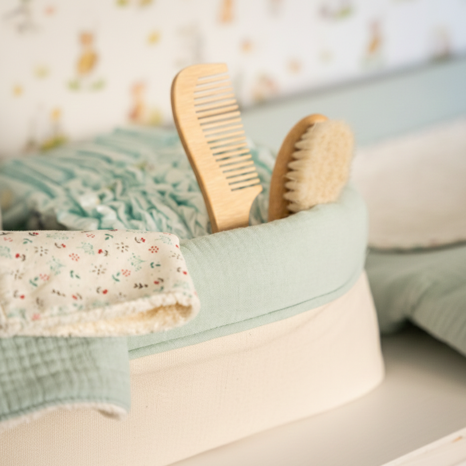 Cesto Pañales reversible Dusty Green