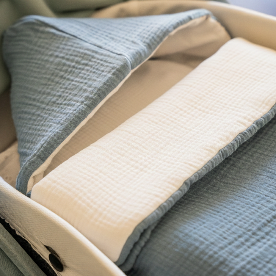 Saco Capazo Entretiempo Dusty Blue